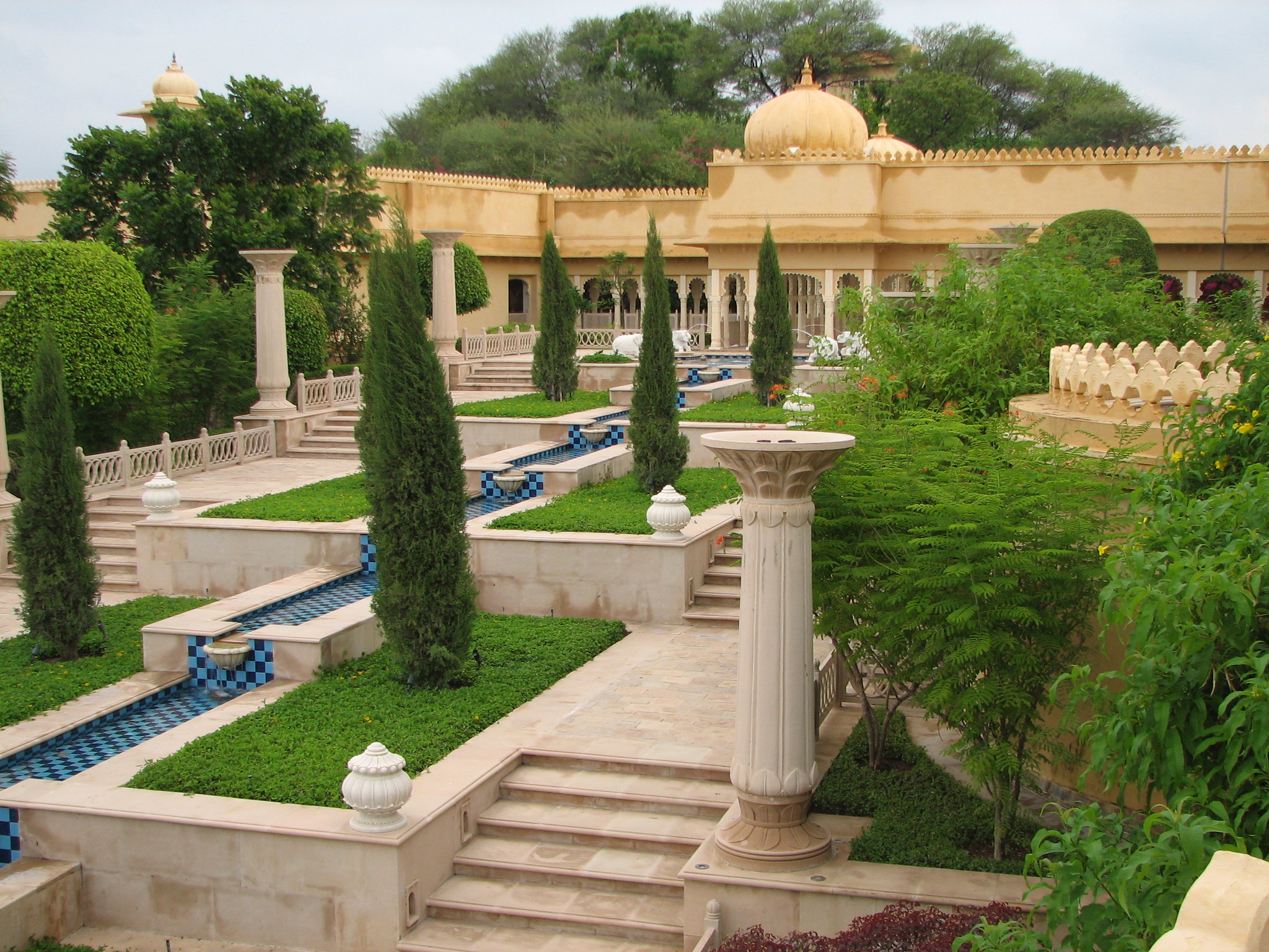 Jardins, Oberoi Udaivilas Udaipur, Rajasthan, Inde © McKay Savage