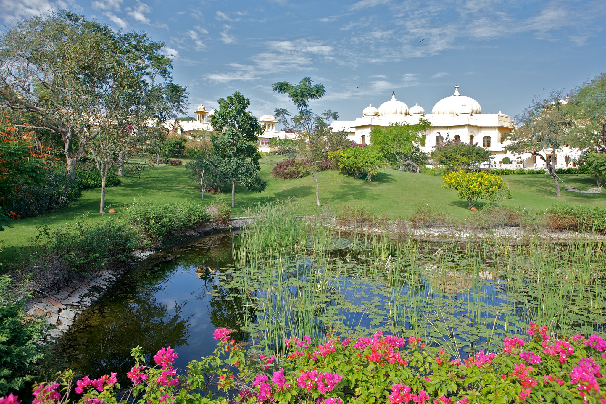 Jardins, Oberoi Udaivilas Udaipur, Rajasthan, Inde © Se Mo (CC BY-SA 2.0)