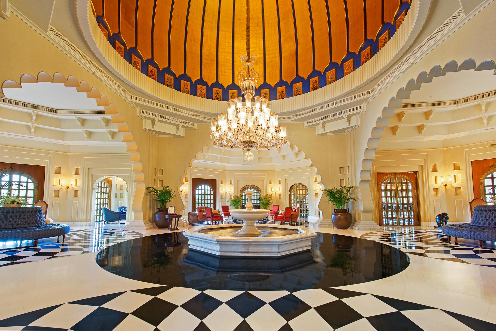 Lobby, Oberoi Udaivilas Udaipur, Rajasthan, Inde © Oberoi Hotels & Resorts