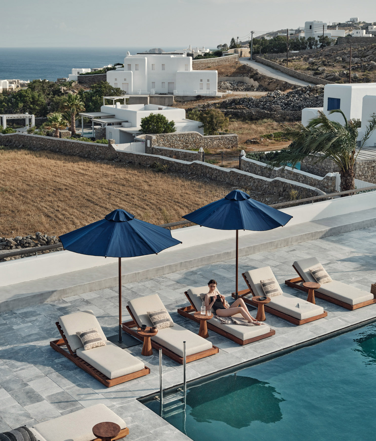 Piscine, Casa Cook Mykonos, Grèce © Casa Cook