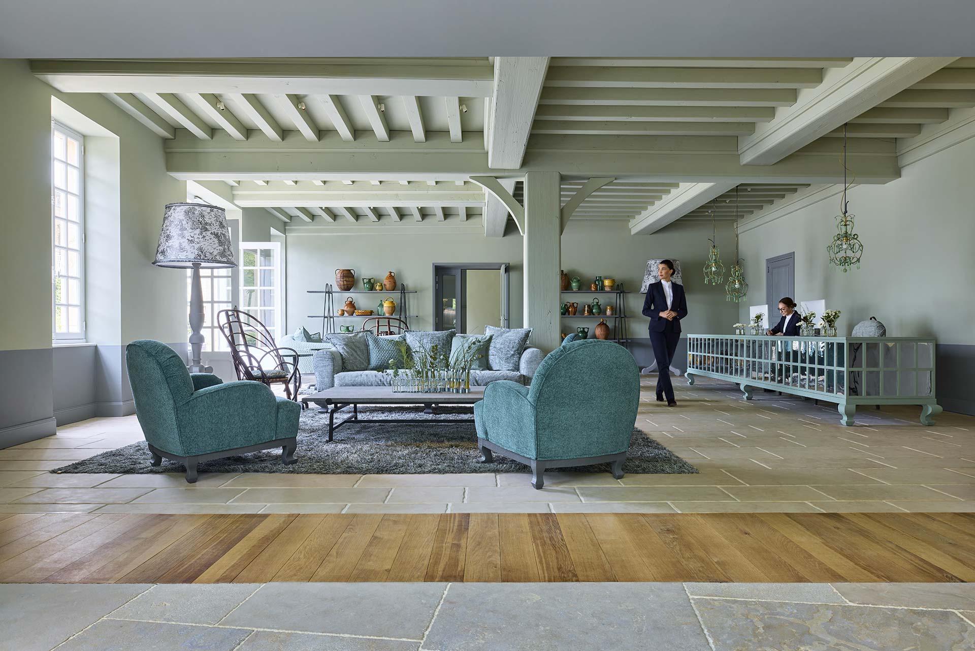 Réception, hôtel Como Montrachet, Bourgogne, France © COMO Hotels and Resorts