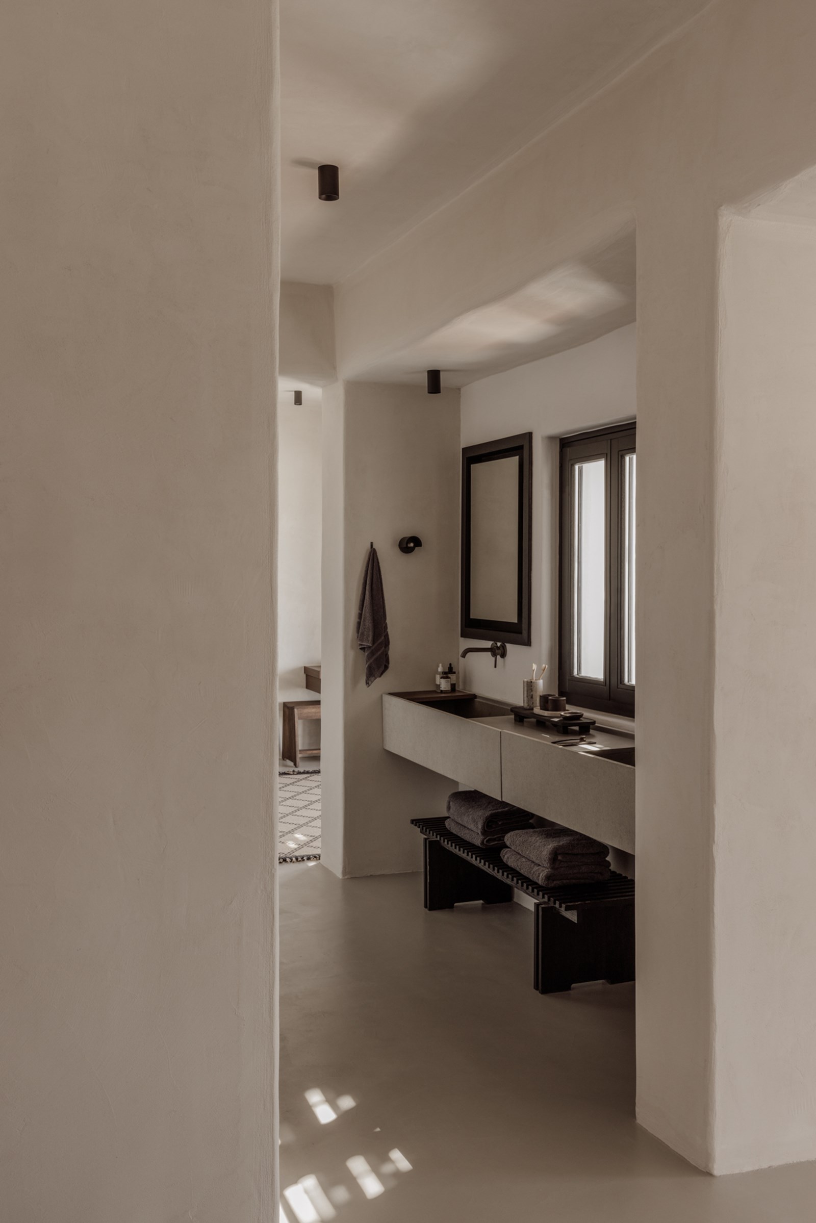 Salle de bains, Living suite, Casa Cook Mykonos, Grèce © Casa Cook