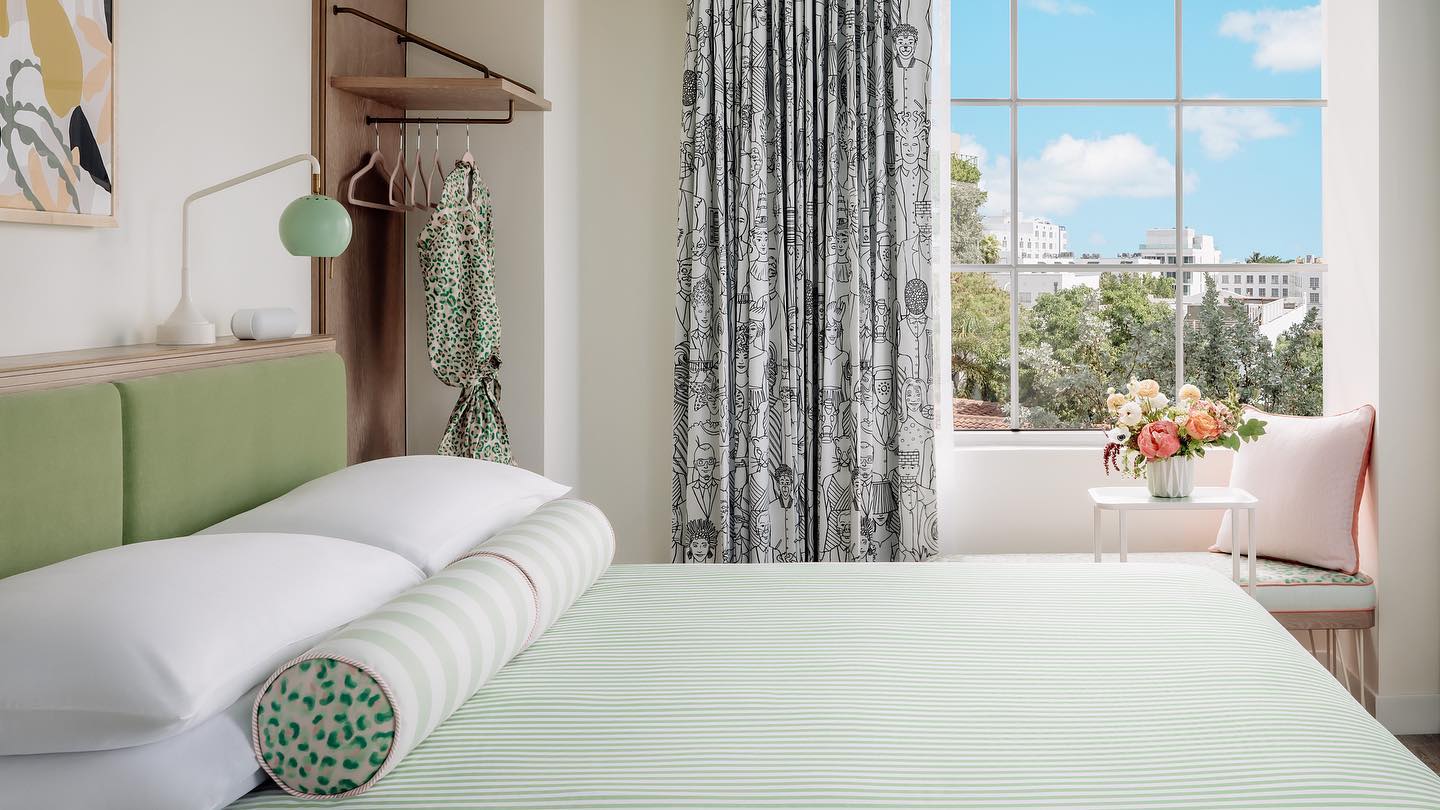 Chambre, Goodtime Hotel, Miami, Floride, USA © Goodtime