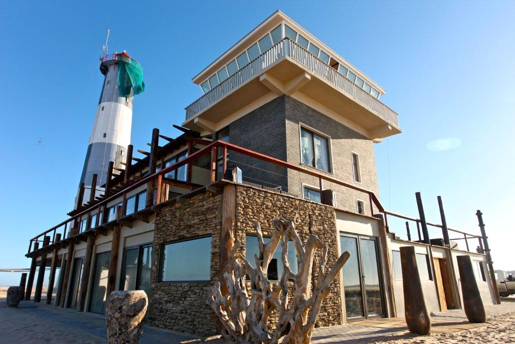 Façade, Pelican point Lodge, Walvis Bay, Namibie © Pelican Point Lodge