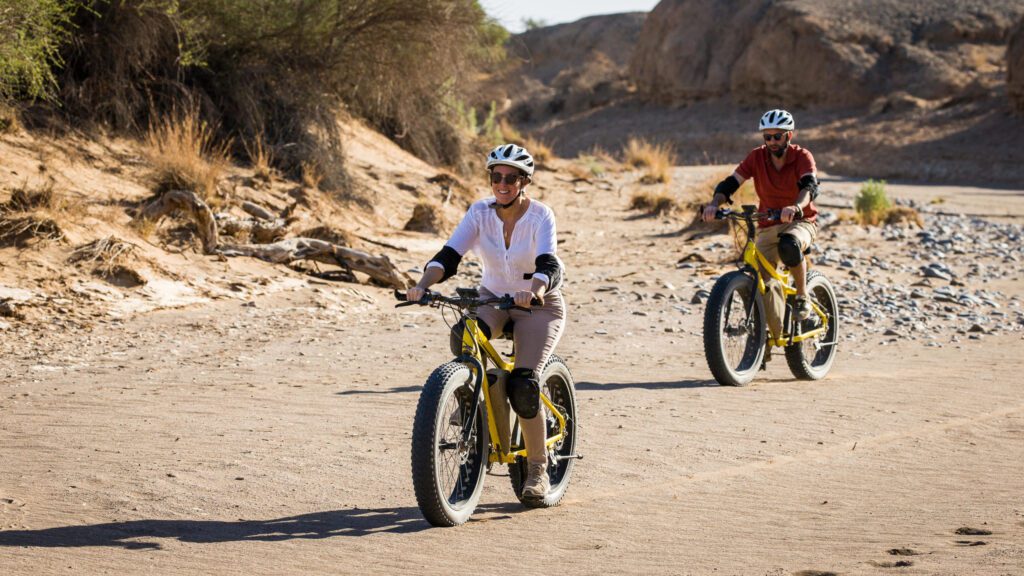 Randonnée en vélo, Little Kulala, Sossusvlei, Namibie © Little Kulala / Sossusvlei