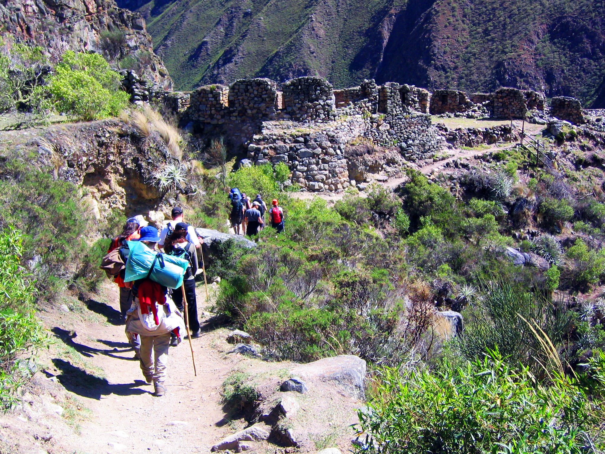 Llaqtapata, ruines, près de Cuzco, Pérou © Phil Whitehouse