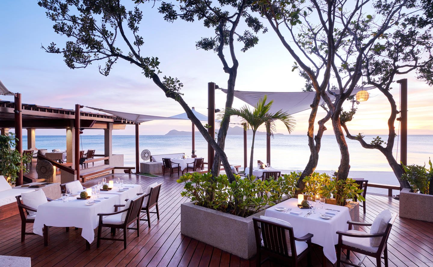 Restaurant Beach Club, Amanpulo, Pamalican, Philippines © Aman Group