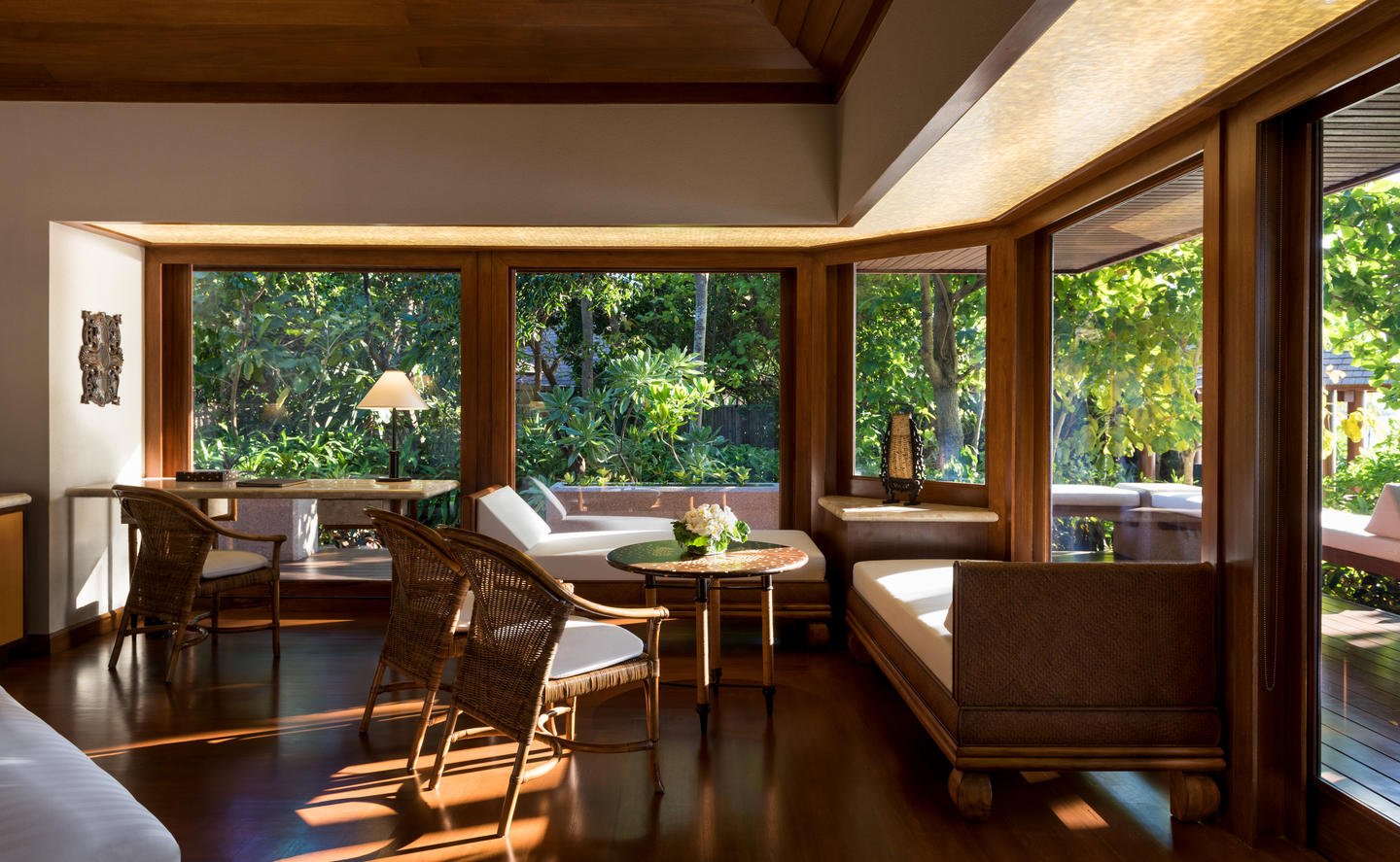 Intérieur Four Bedroom Villa, Amanpulo, Pamalican, Philippines © Aman Group