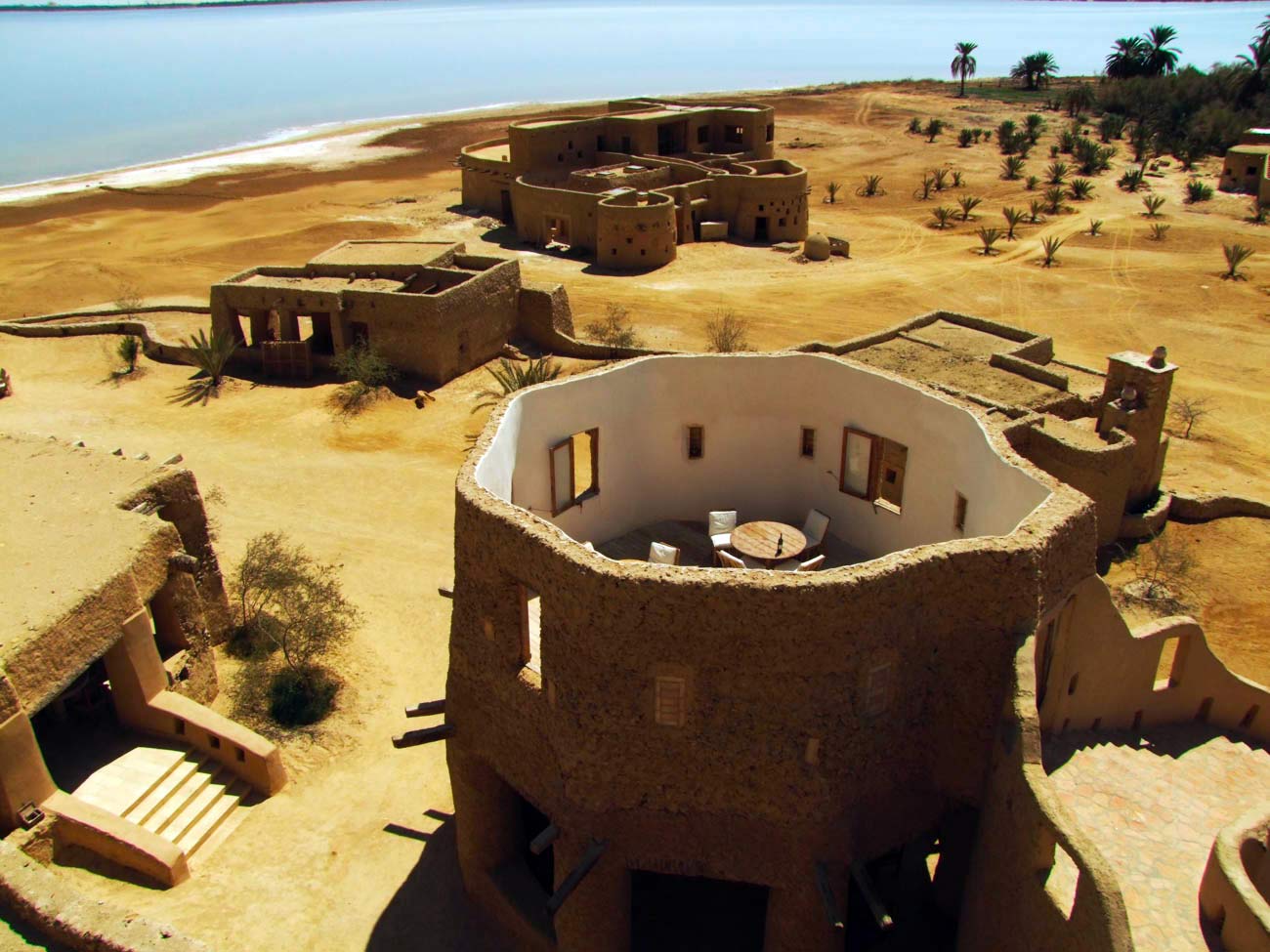 Les chambres, Adrere Amellal, Siwa, Égypte © Adrere Amellal