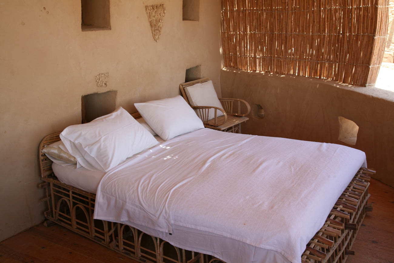 Intérieur chambre, Adrere Amellal, Siwa, Égypte © Adrere Amellal