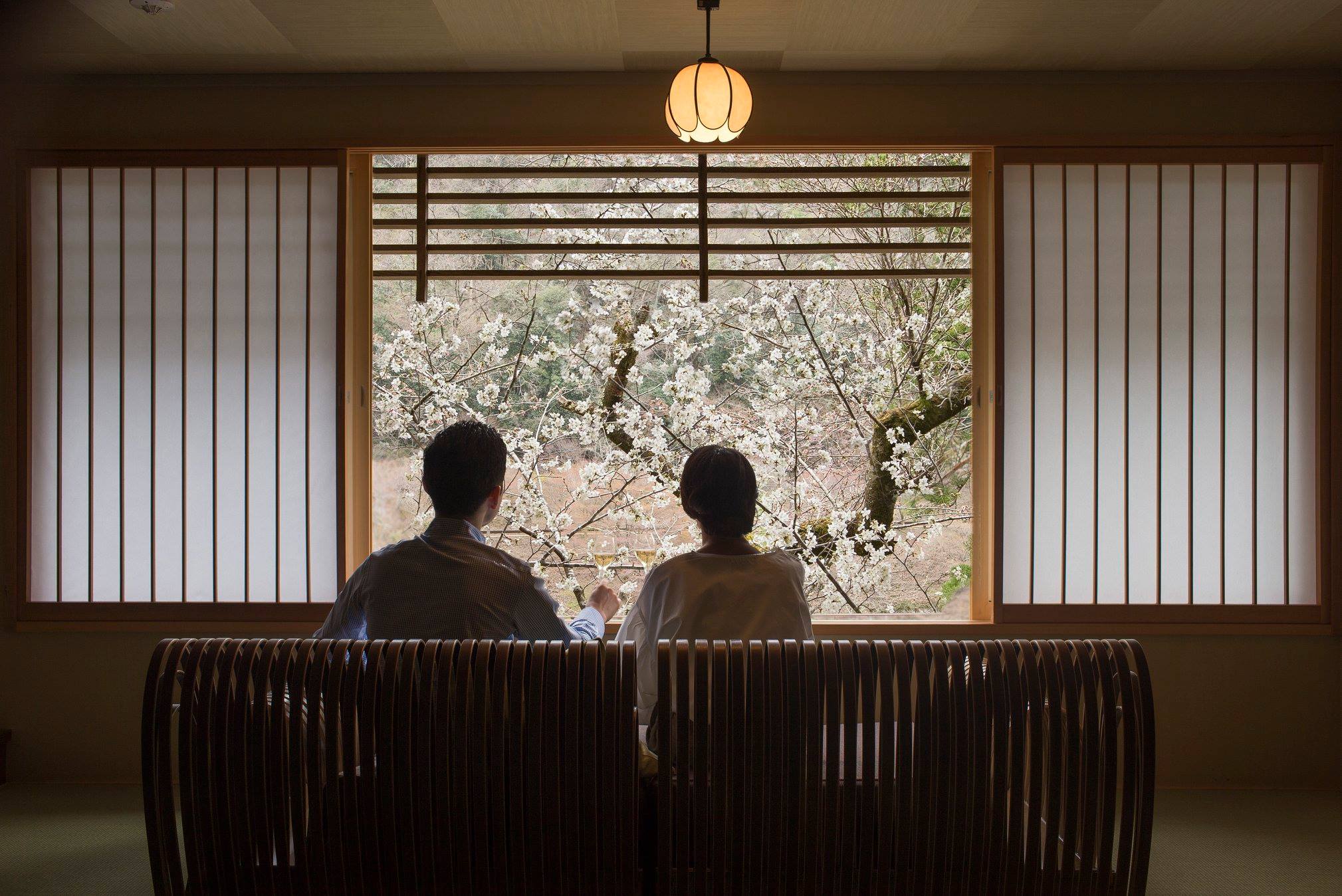 Chambre Yamanoha, Hôtel Hoshinoya Kyoto, Japon © Hoshino Resorts