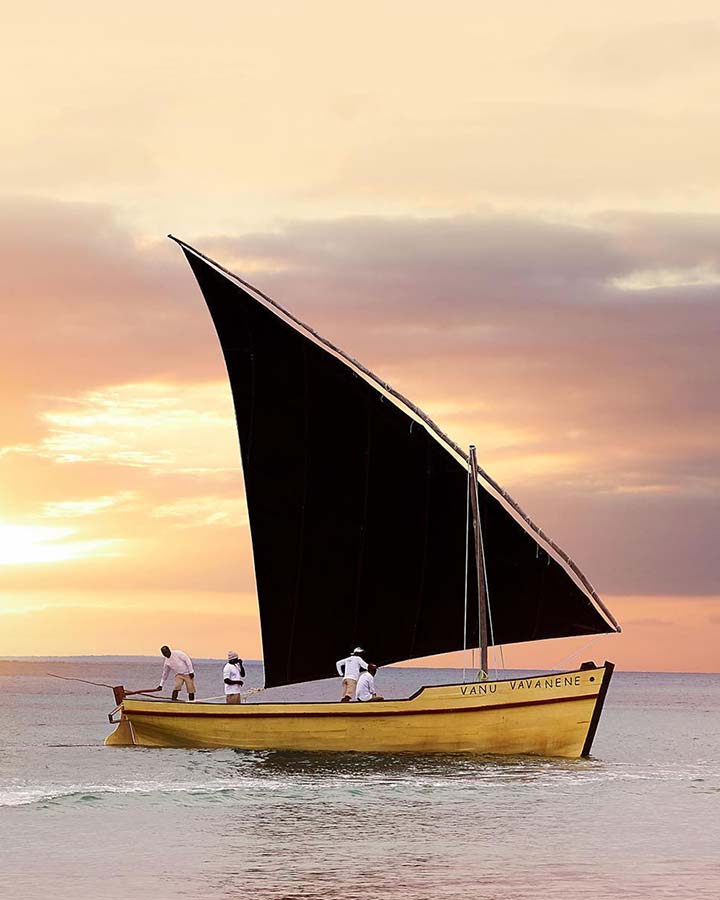 Balade en voilier, Hôtel Kisawa Sanctuary, Benguerra, Mozambique © Kisawa Sanctuary
