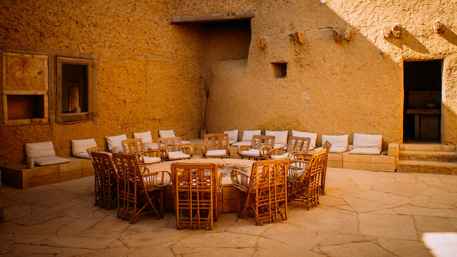 Place principale, Adrere Amellal, Siwa, Égypte © Faris Hamdan / Adrere Amellal