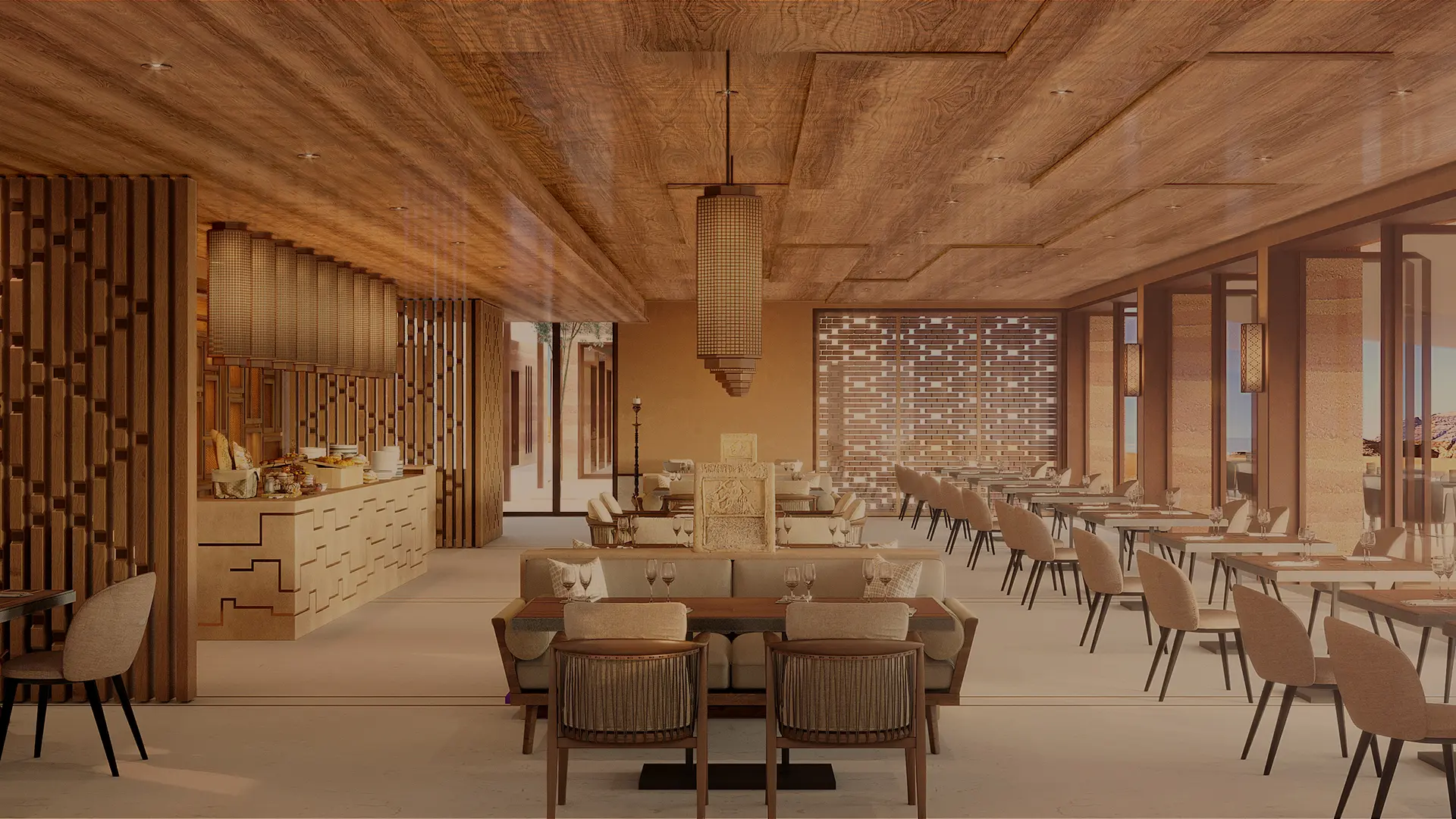 Restaurant Harrat, Banyan Tree AlUla, Arabie Saoudite © Banyan Tree