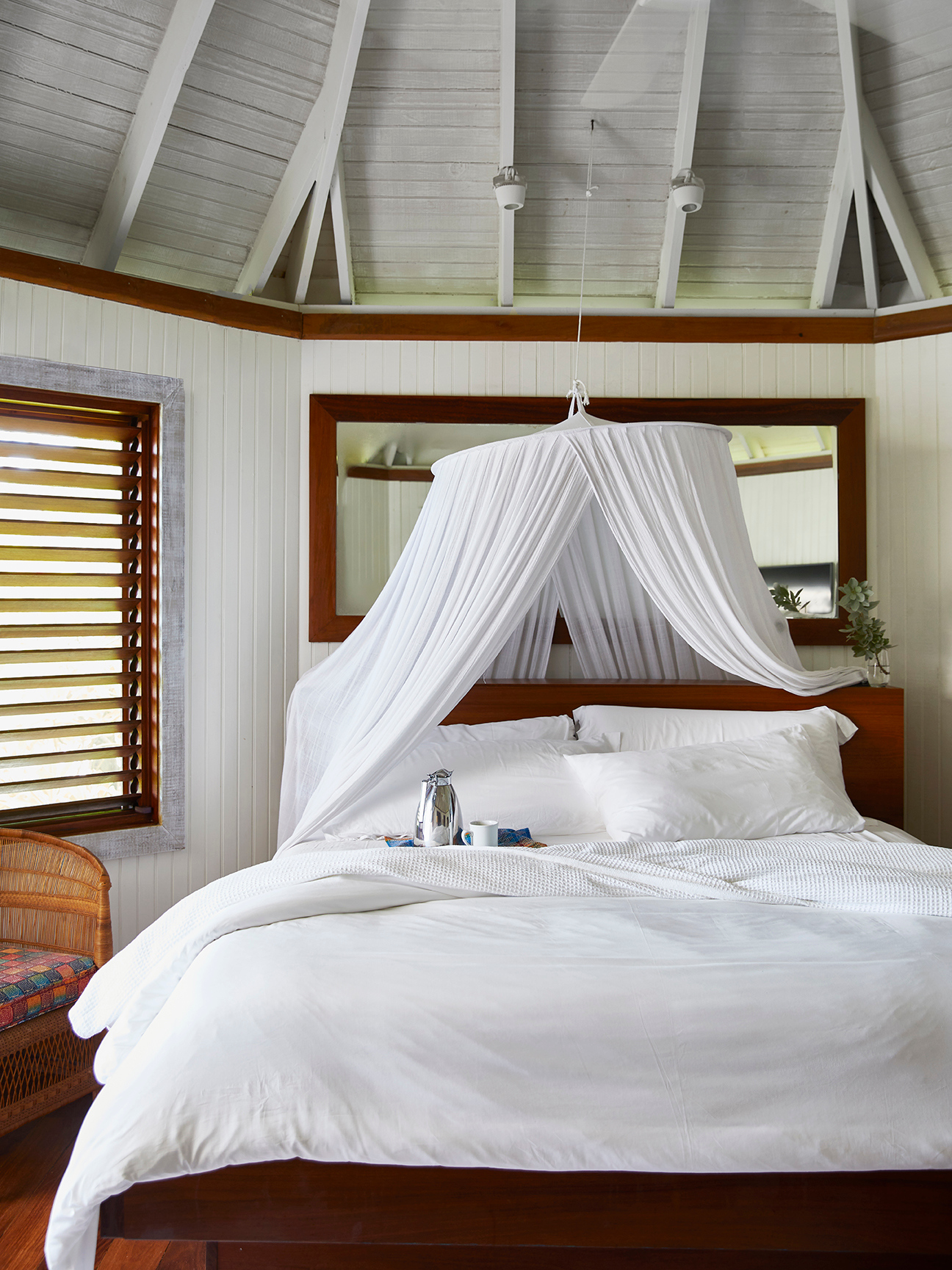 Intérieur Beach Hut, GoldenEye, Oracabessa, Jamaïque © Island Outpost