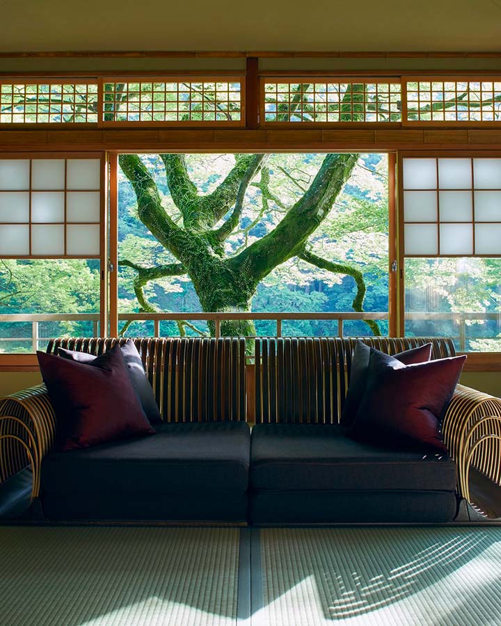 Intérieur chambre, Hôtel Hoshinoya Kyoto, Japon © Hoshino Resorts Intérieur chambre, Hôtel Hoshinoya Kyoto, Japon © Hoshino Resorts