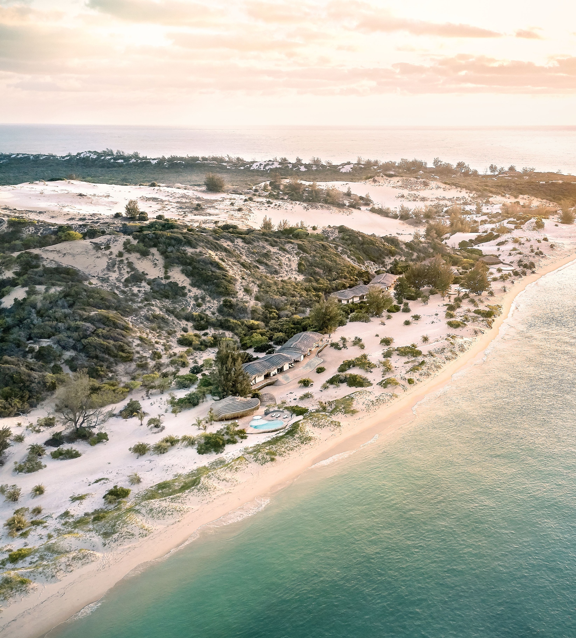 Le Kisawa Sancturay bénéficie d'un environnement naturel sur l'île de Benguerra, Mozambique © Kisawa Sanctuary