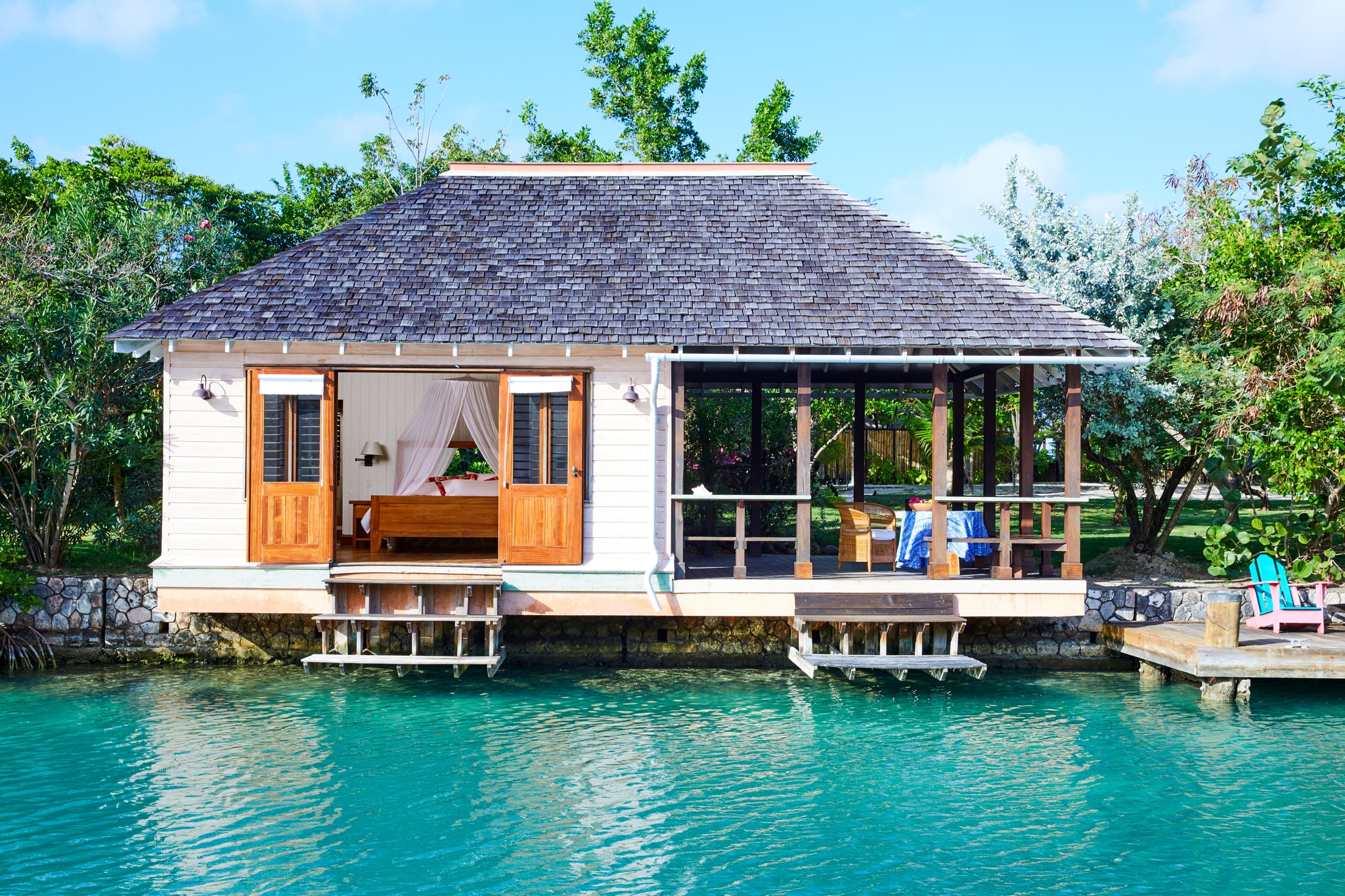 Lagoon Cottage, GoldenEye, Oracabessa, Jamaïque © Island Outpost