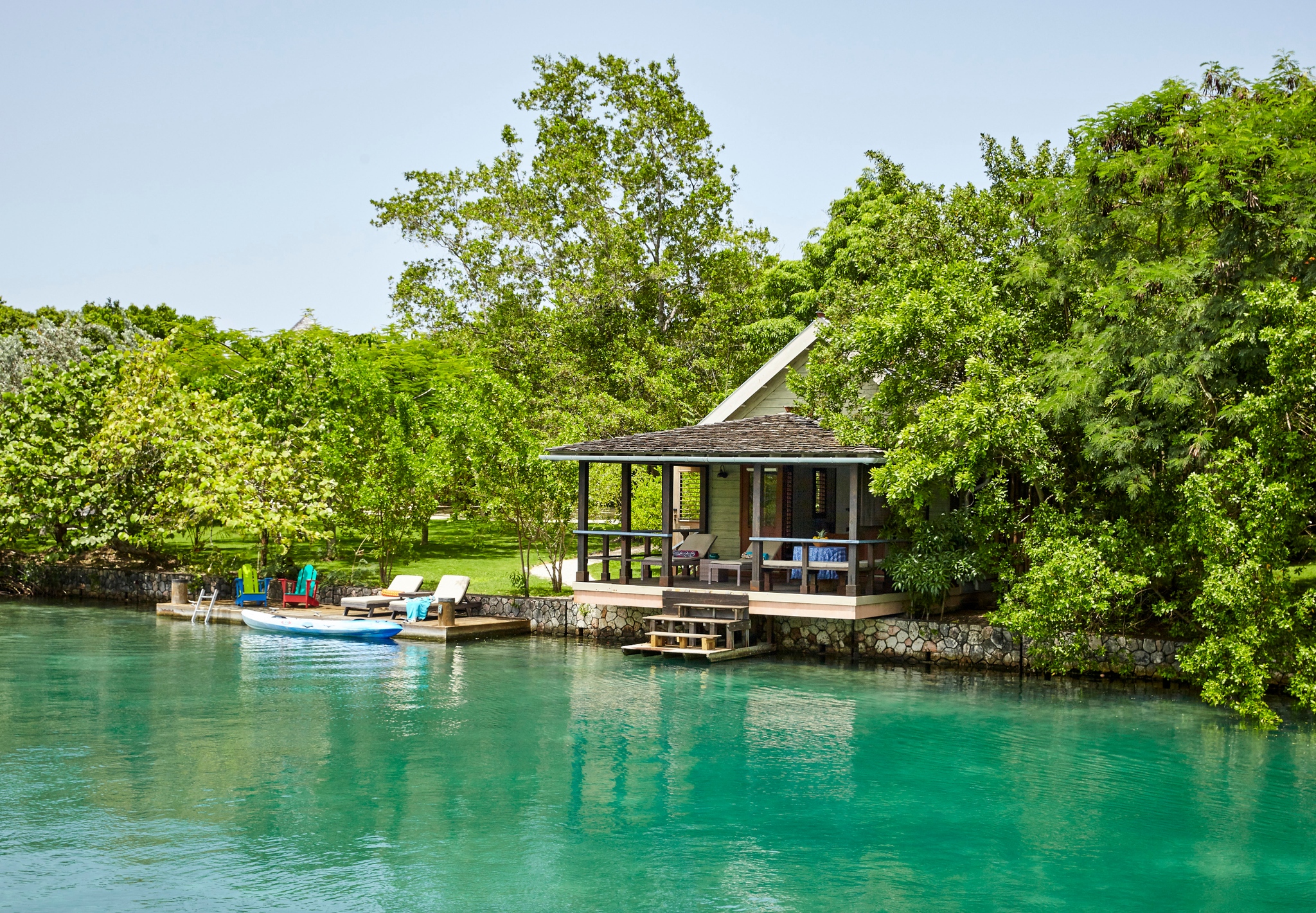 Lagoon Cottage, GoldenEye, Oracabessa, Jamaïque © Island Outpost
