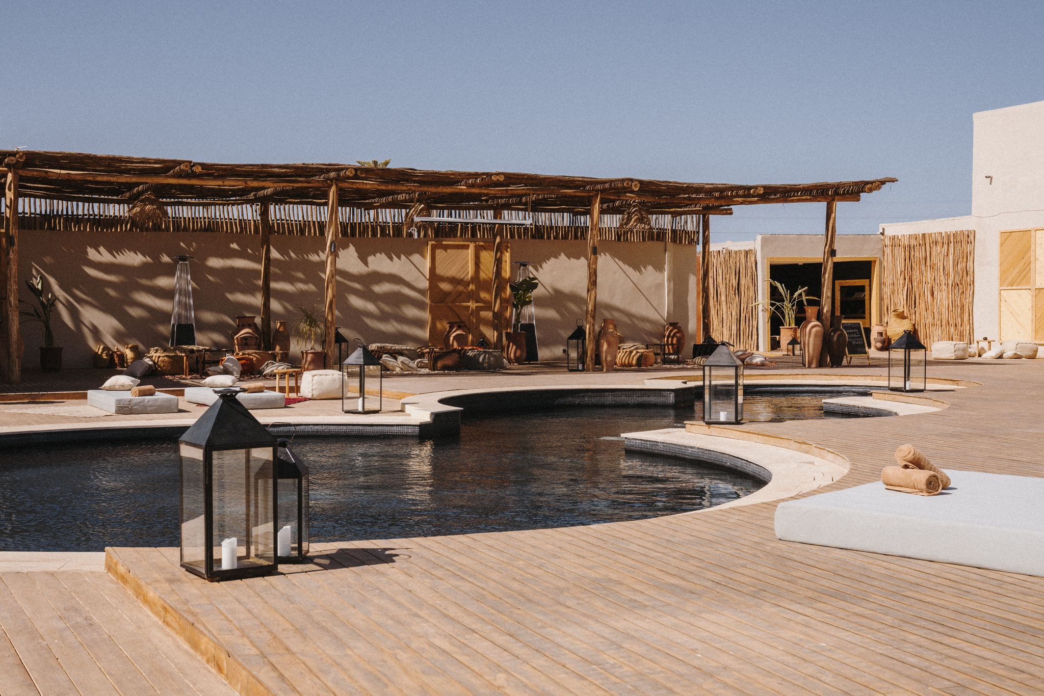 Piscine, Caravan Dakhla by Habitas, Maroc © Habitas Group