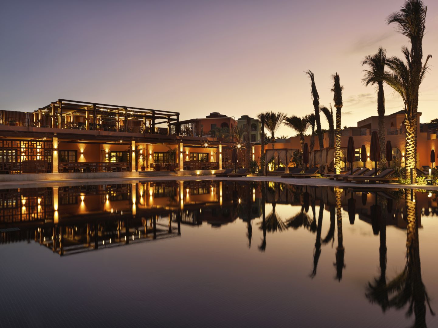 Piscine de nuit, Chedi El Gouna, Hurghada, Égypte © Chedi El Gouna