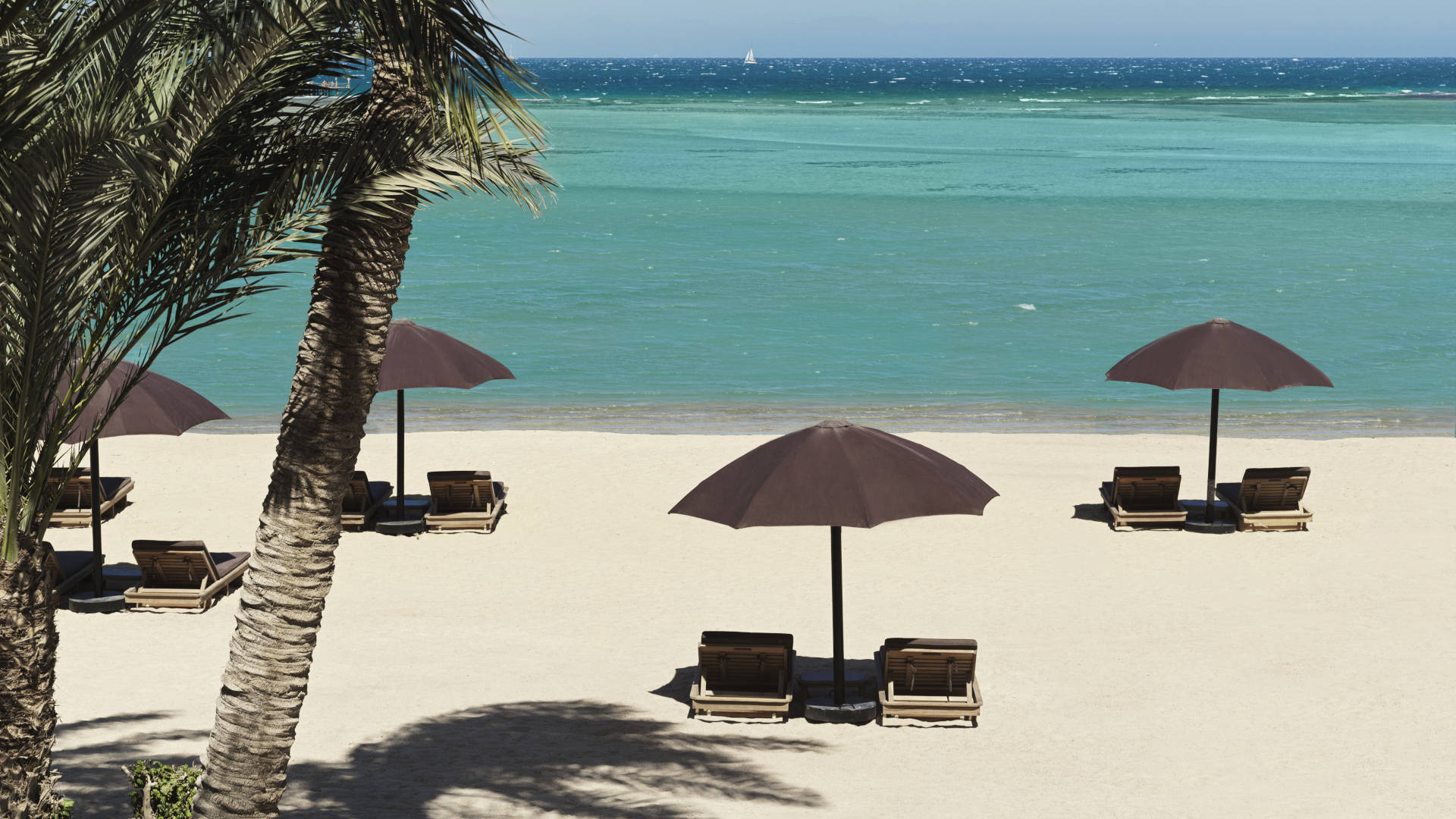 Plage privée, Chedi El Gouna, Hurghada, Égypte © Chedi El Gouna