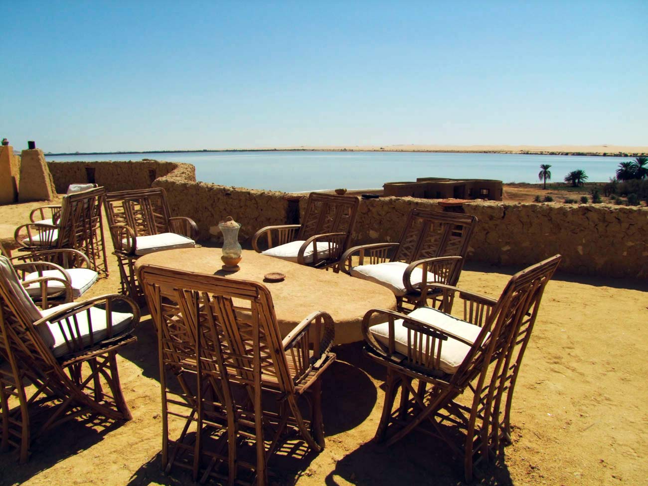Restaurant, Adrere Amellal, Siwa, Égypte © Adrere Amellal