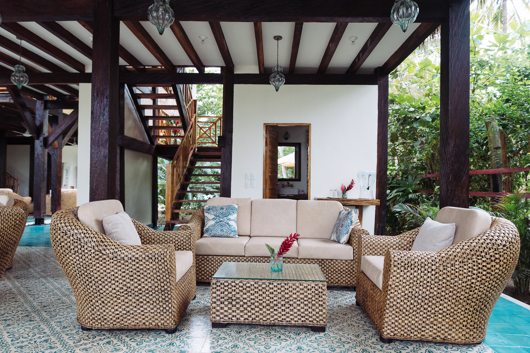 Salon, Back House, Cayena Beach Villa, Santa Marta, Colombie © Cayena Beach Villa