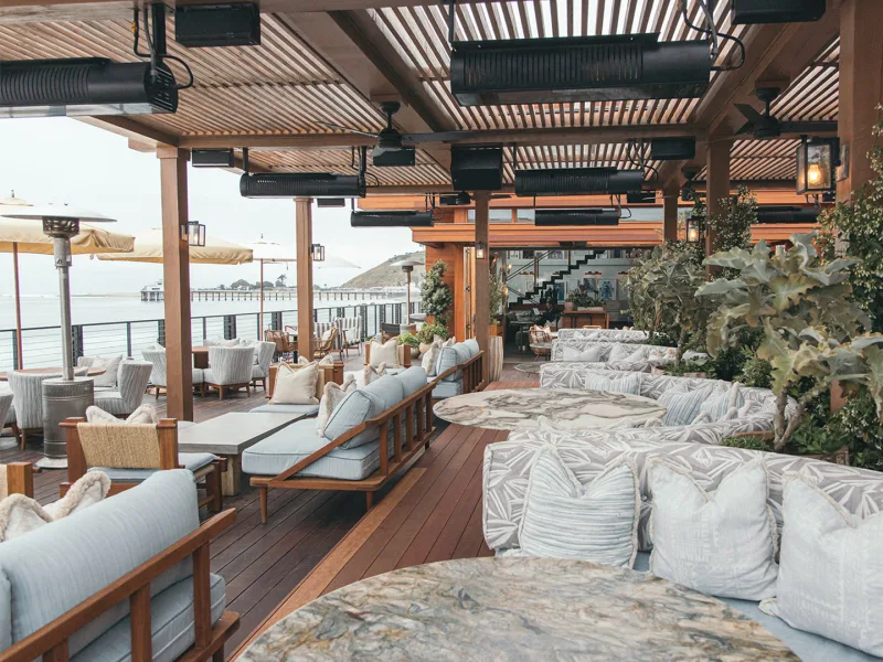 L'immense terrasse du 