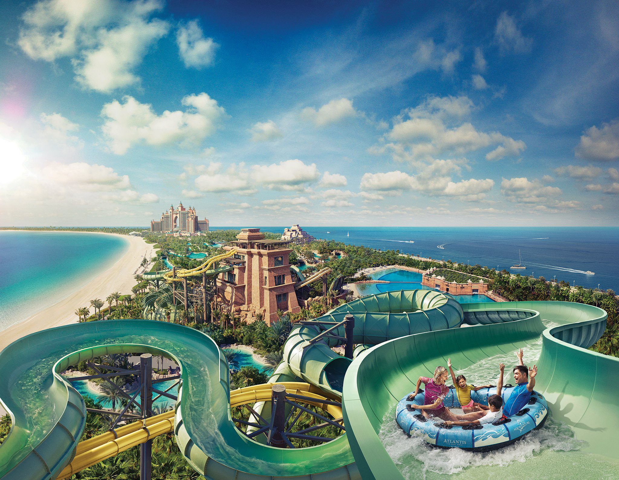 Aquaventure Waterpark, Hôtel Atlantis The Palm, Dubaï © Atlantis The Palm