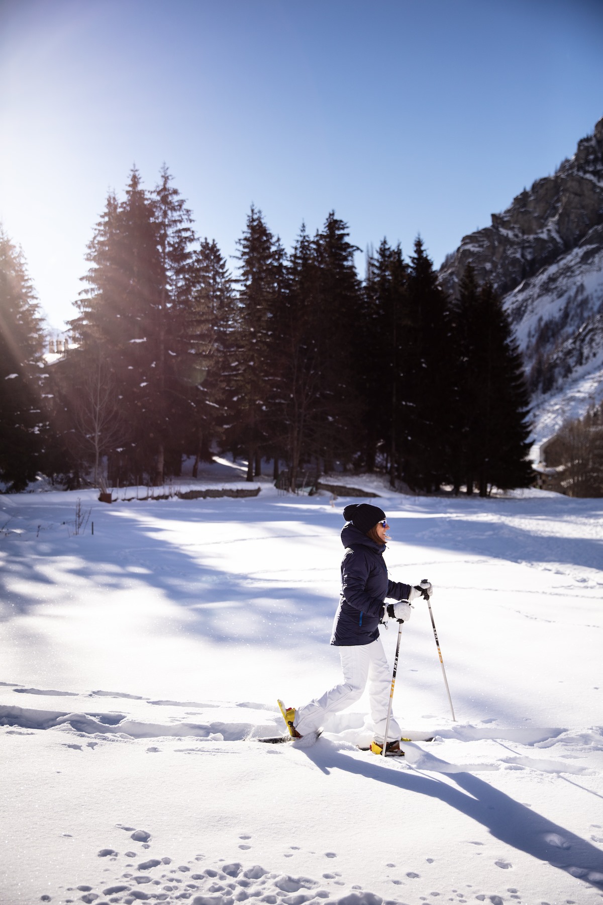 Ski de fond, Auberge de la Maison, Courmayeur, Italie © Auberge de La Maison