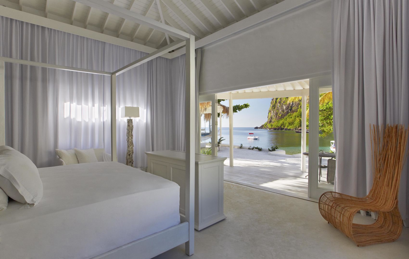 Beachfront Bungalow, Sugar Beach Viceroy, Sainte Lucie © Viceroy Hotels & Resorts
