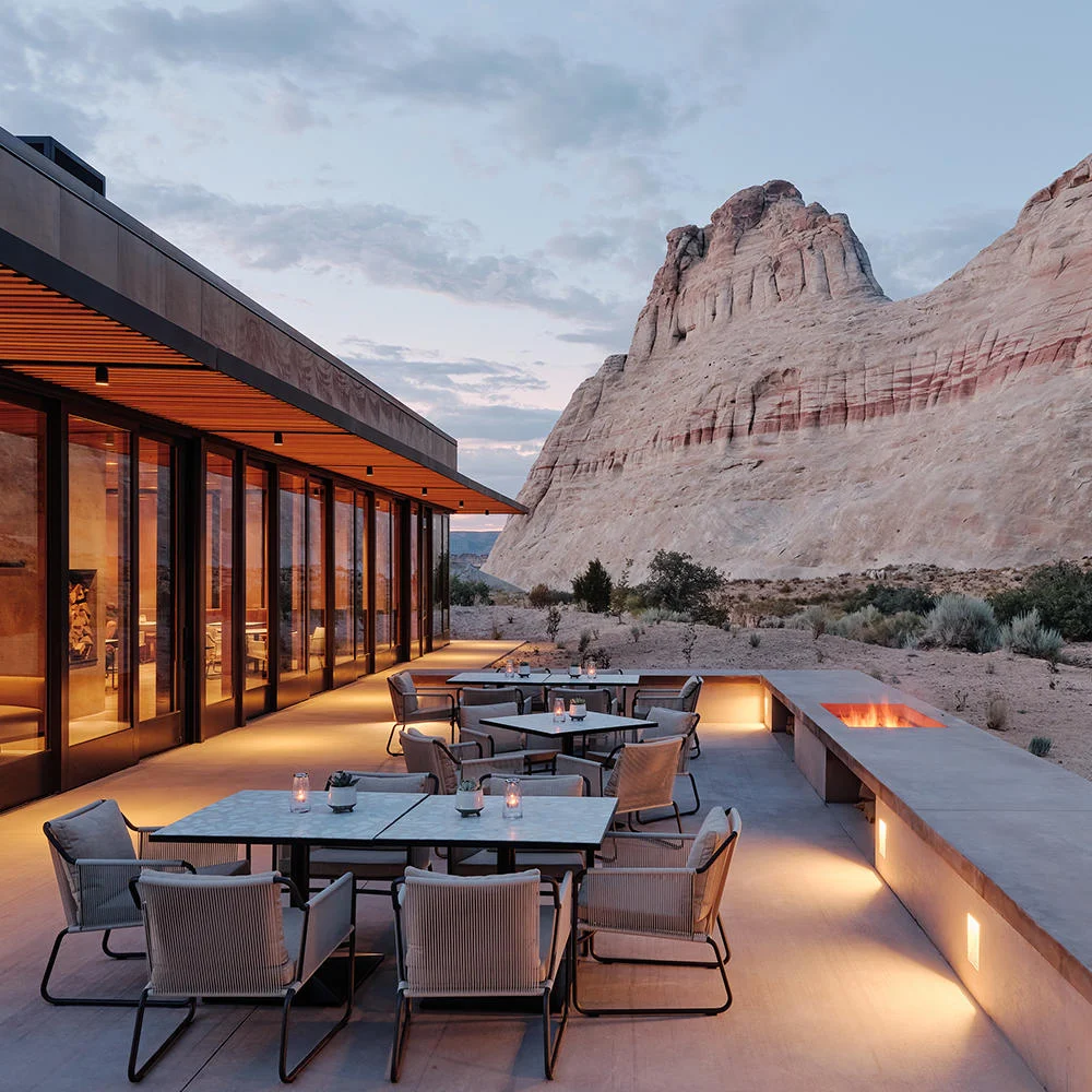Dîner au Camp Sarika, Amangiri, Utah, USA © Aman Group