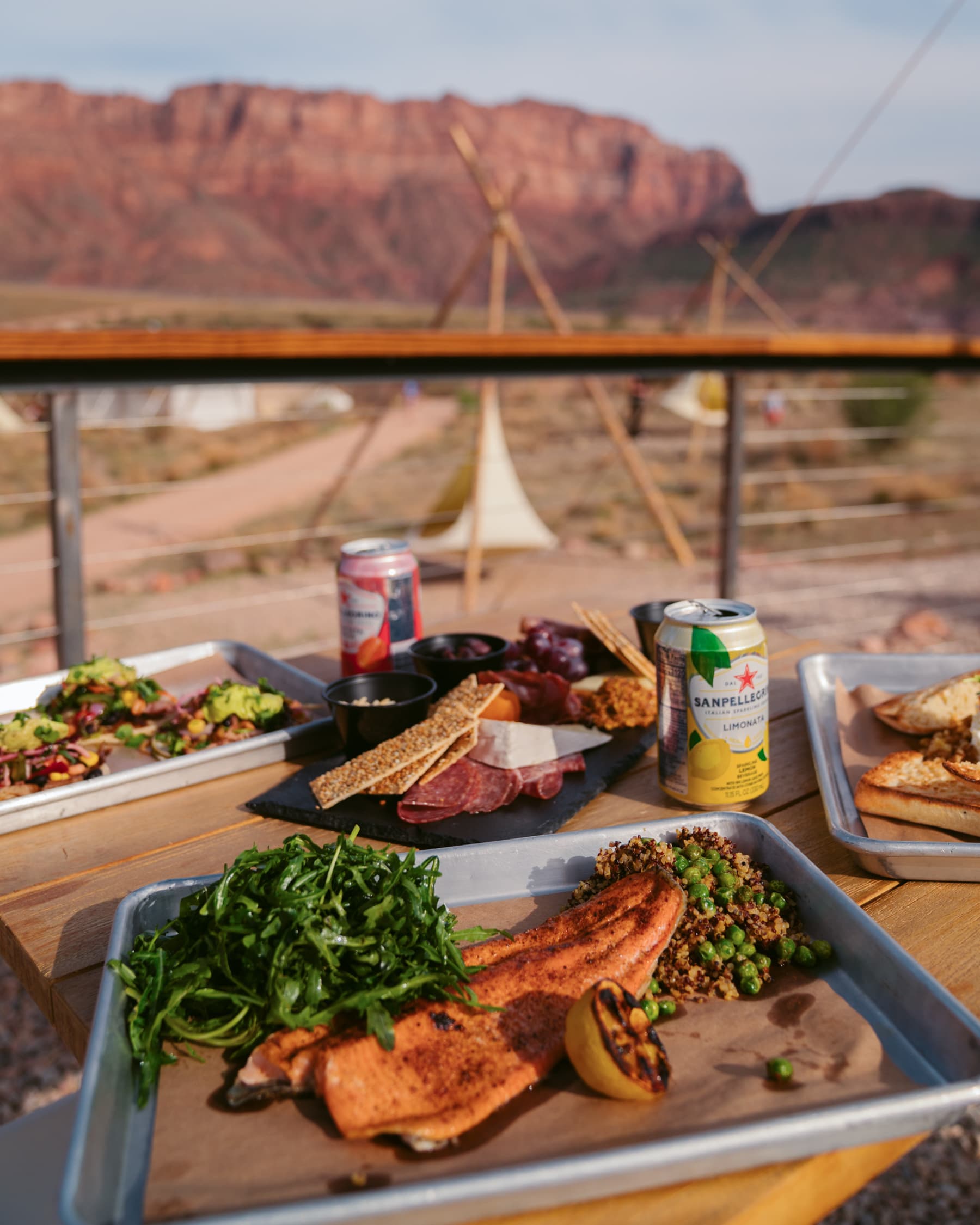 Dîner, Under Canvas Zion, Utah, USA © Under Canvas