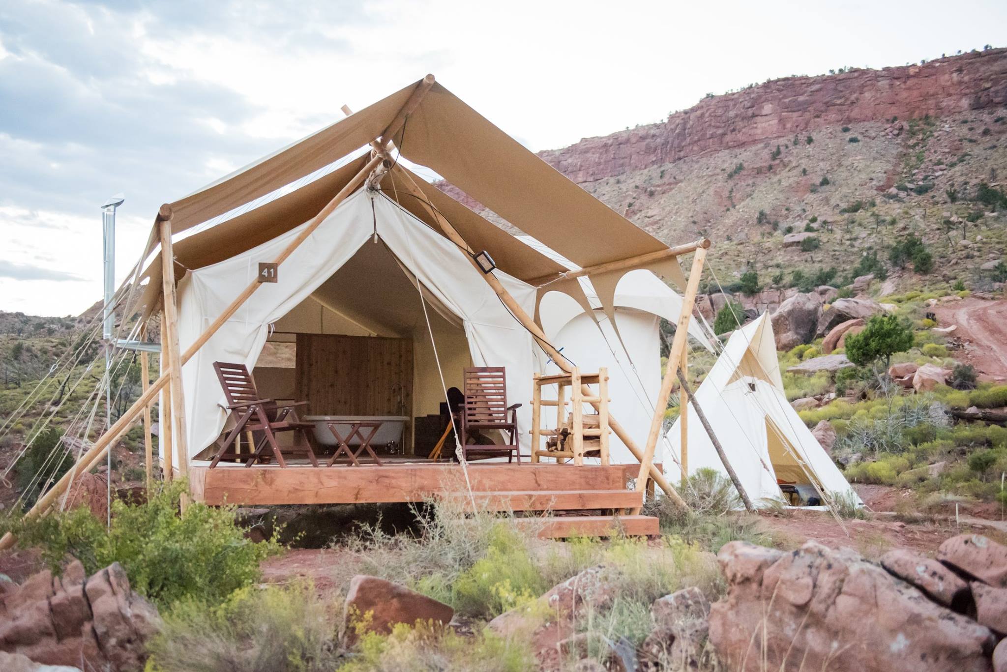 Suite, Under Canvas Zion, Utah, USA © Under Canvas