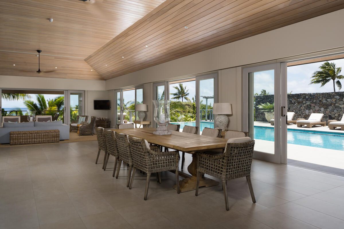 Grand salon, résidence Astrolabe © Kokomo Private Island Fiji