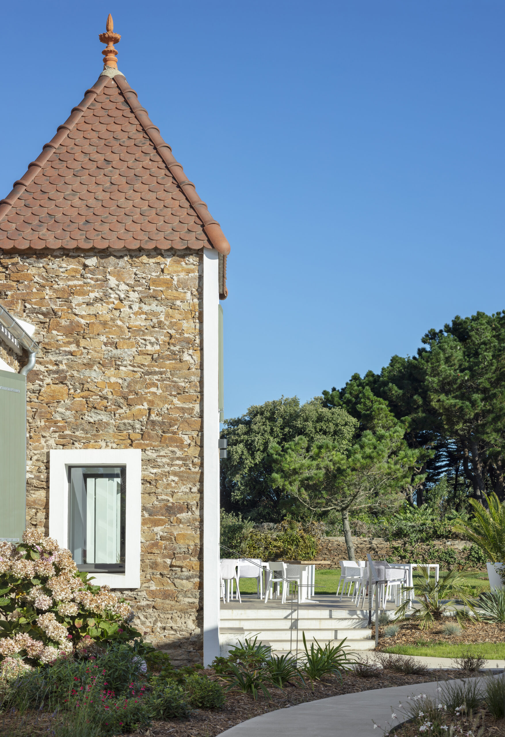 Tuiles, Les Hautes Mers, Île d'Yeu, Vendée, France © Les Hautes Mers sas