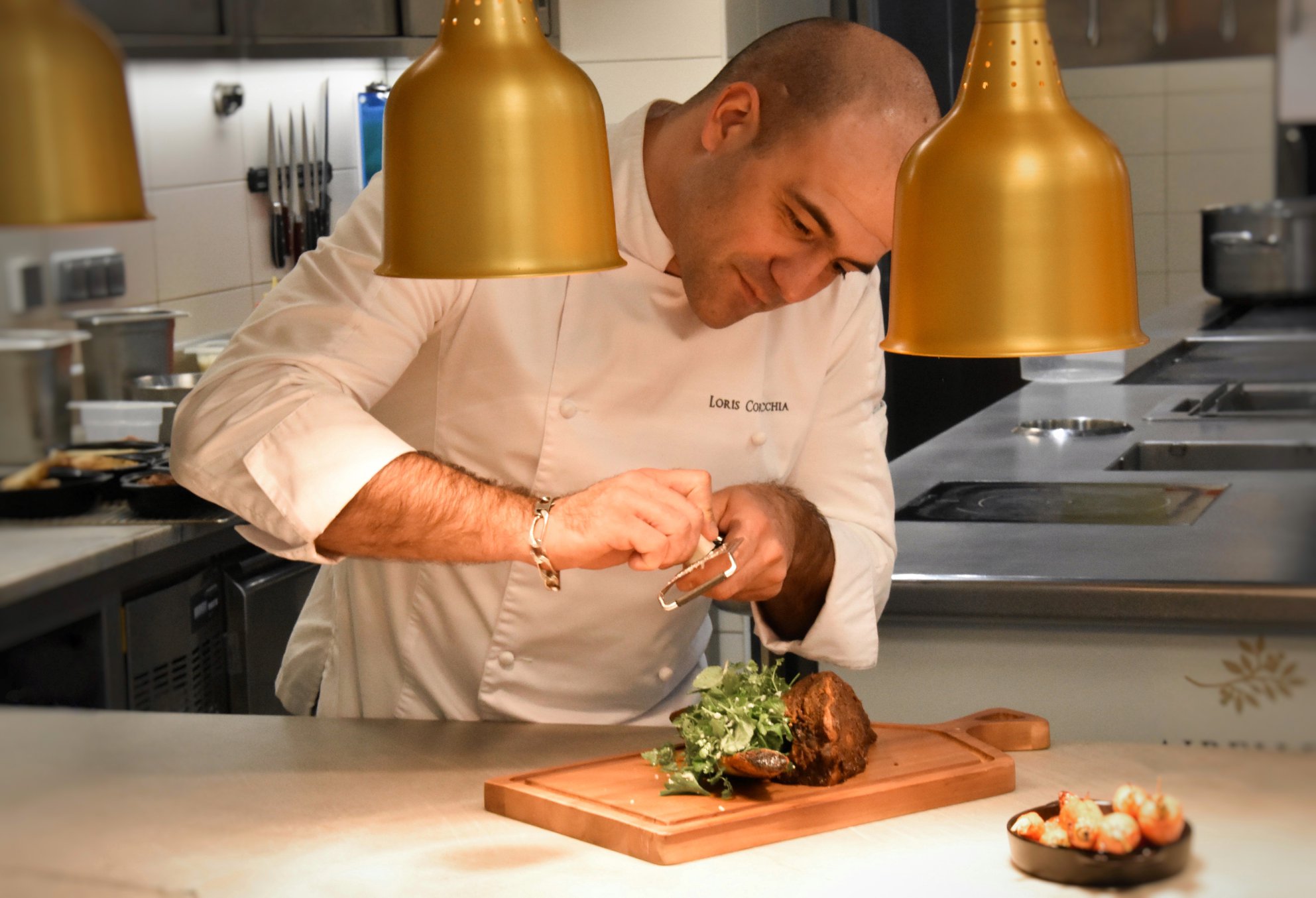 Le chef Loris Cornacchia, Airelles Mademoiselle Val d'Isère © Airelles