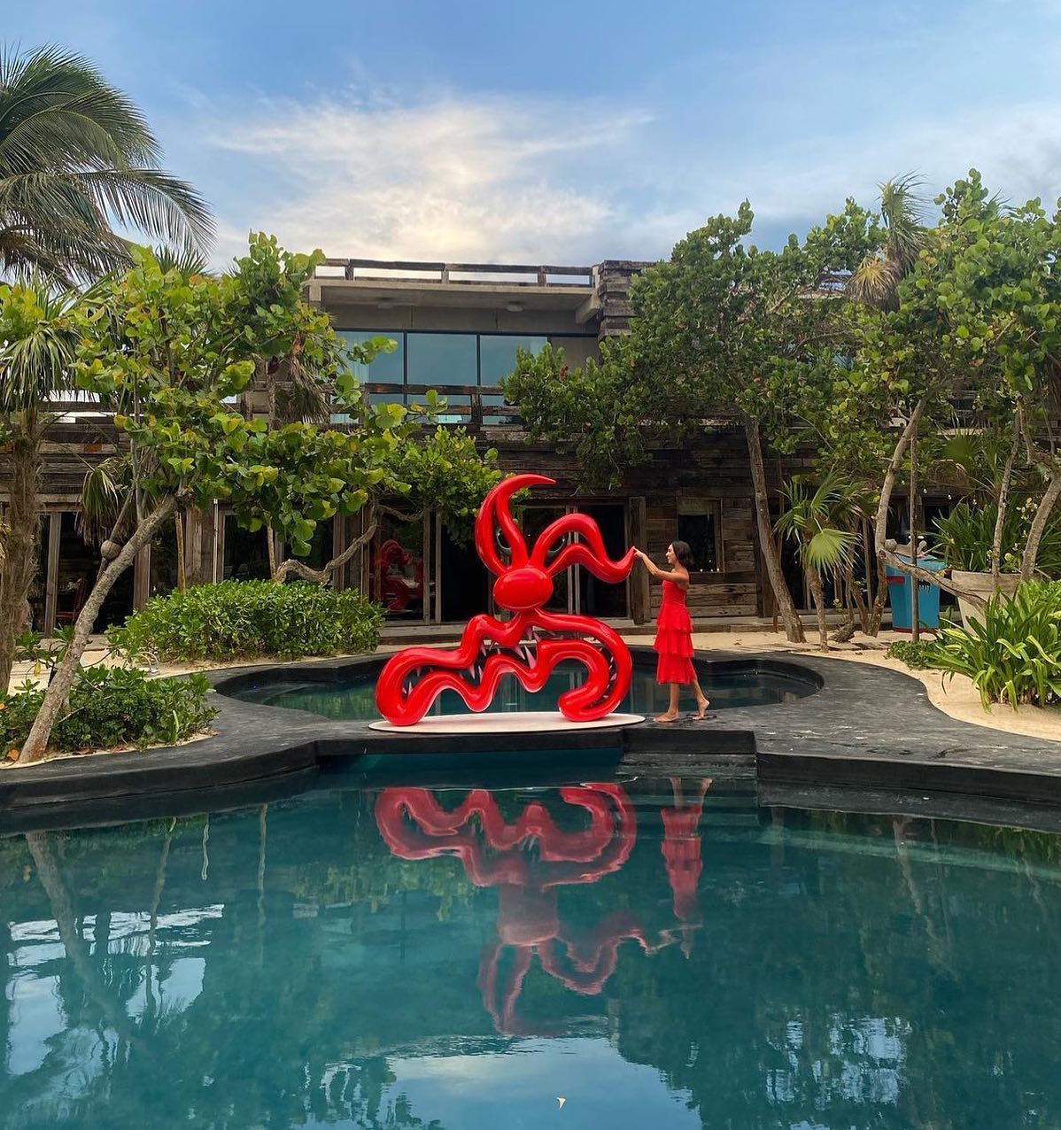 Piscine, Casa Malca, Tulum, Mexique © Casa Malca
