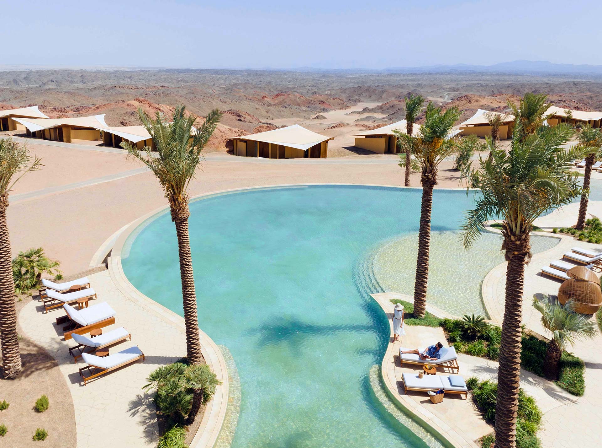 Piscine extérieure, Six Senses Southern Dunes The Red Sea, Arabie Saoudite © Six Senses