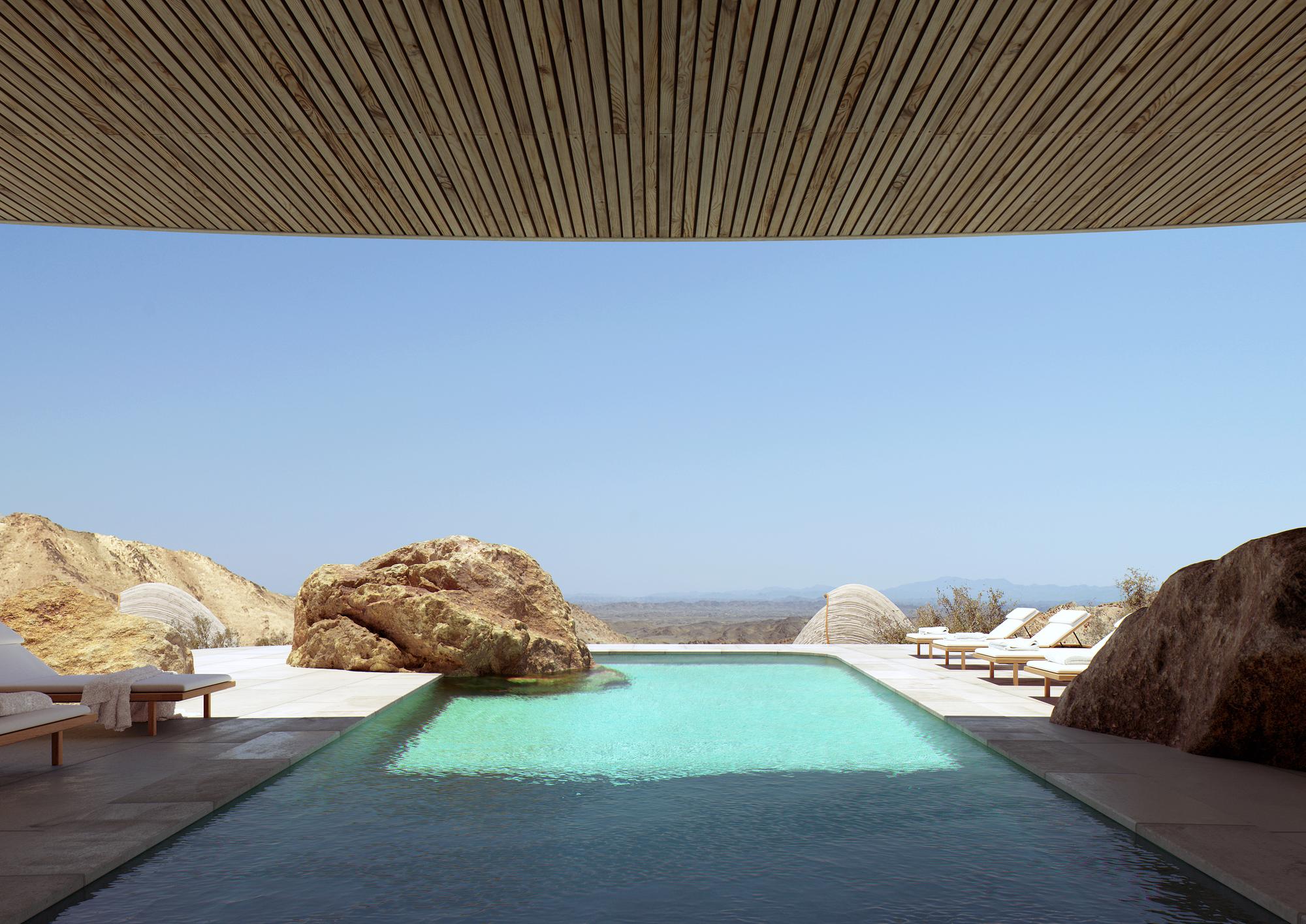 Piscine, Six Senses Southern Dunes The Red Sea, Arabie Saoudite © Six Senses