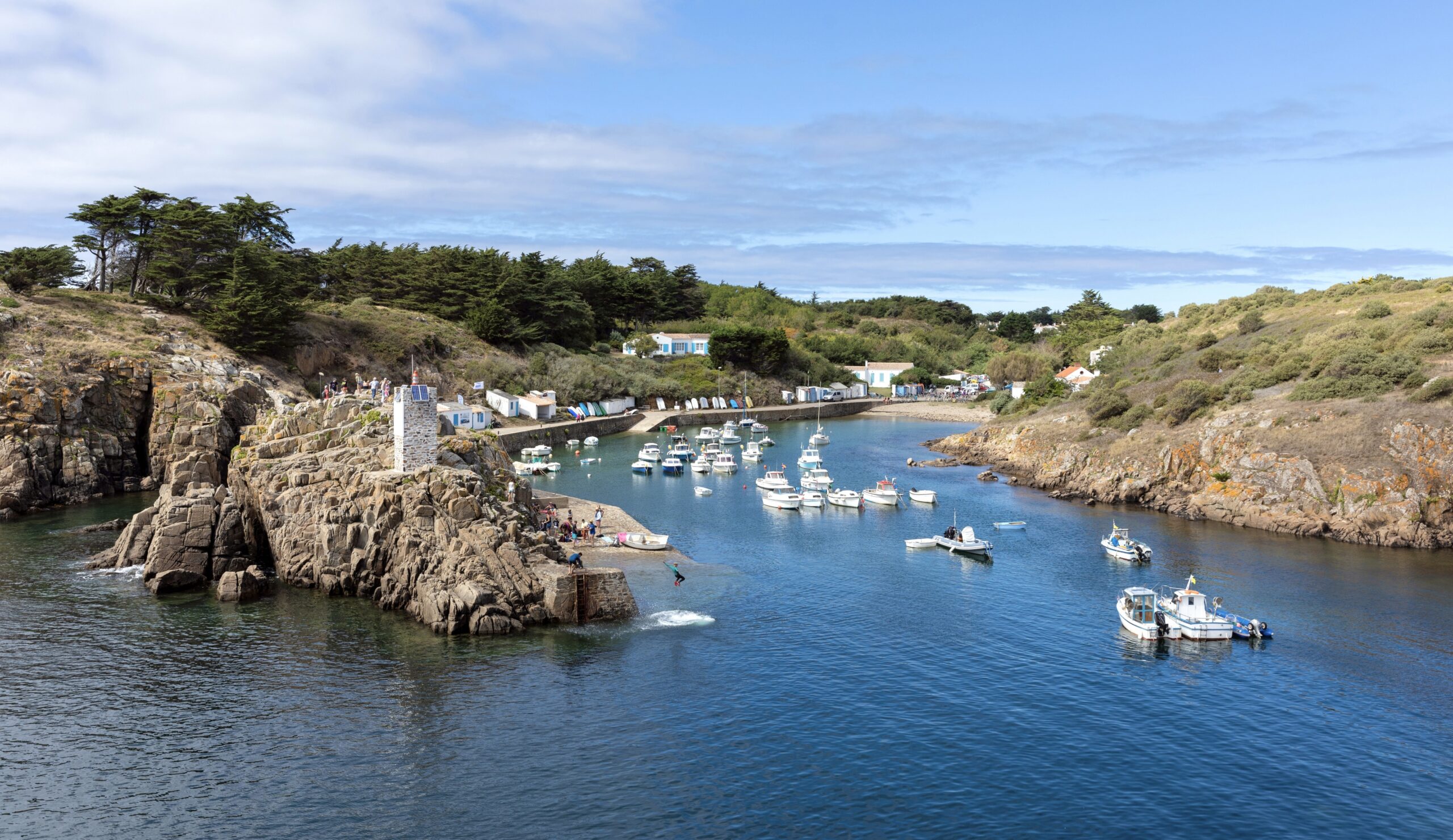 Port de la Meule, Île d'Yeu, Vendée, France © Les Hautes Mers sas