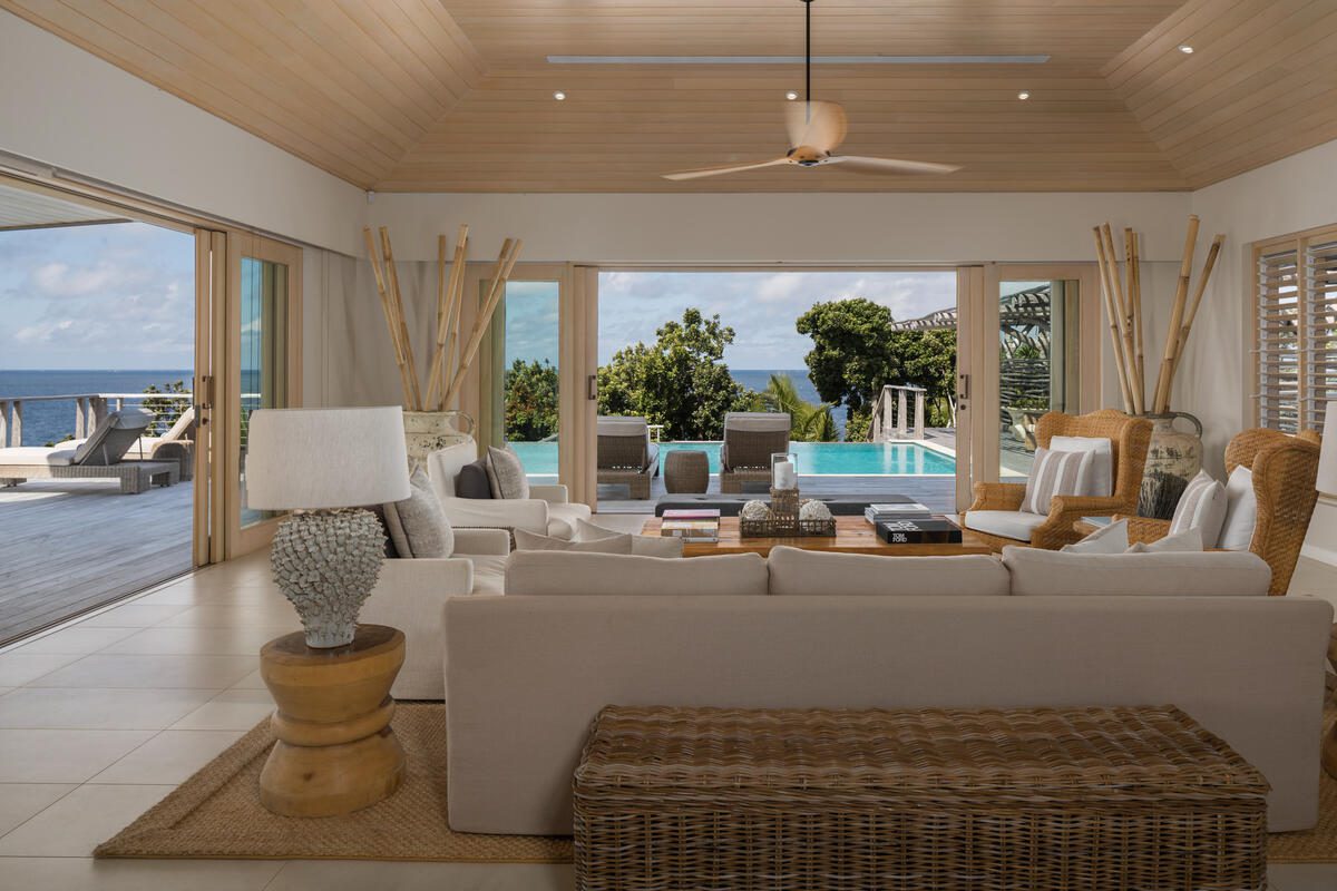 Salon, Residence Ocean © Kokomo Private Island Fiji