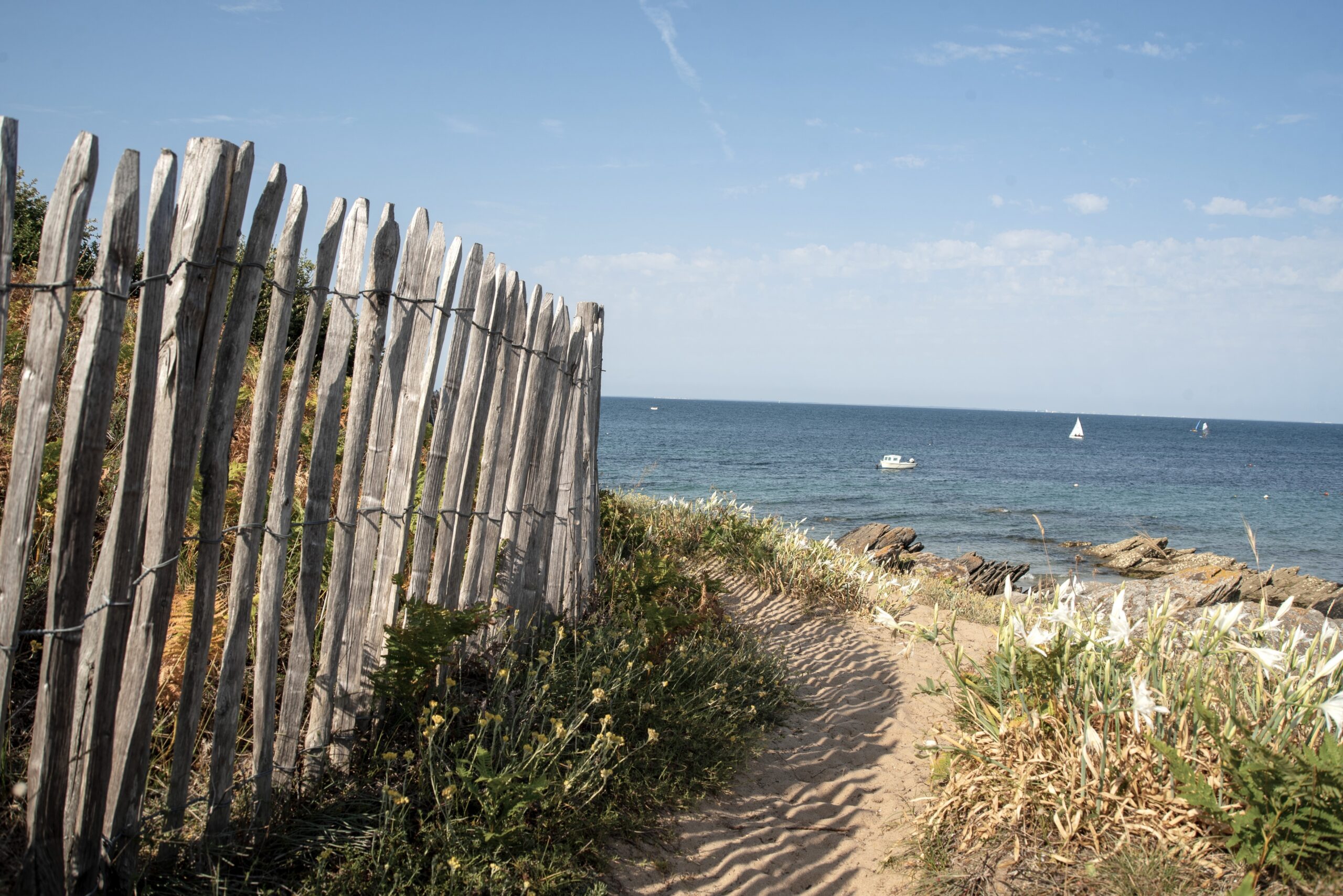 Sentier de plage, Île d'Yeu, Vendée, France © Hôtel Hautes Mers sas