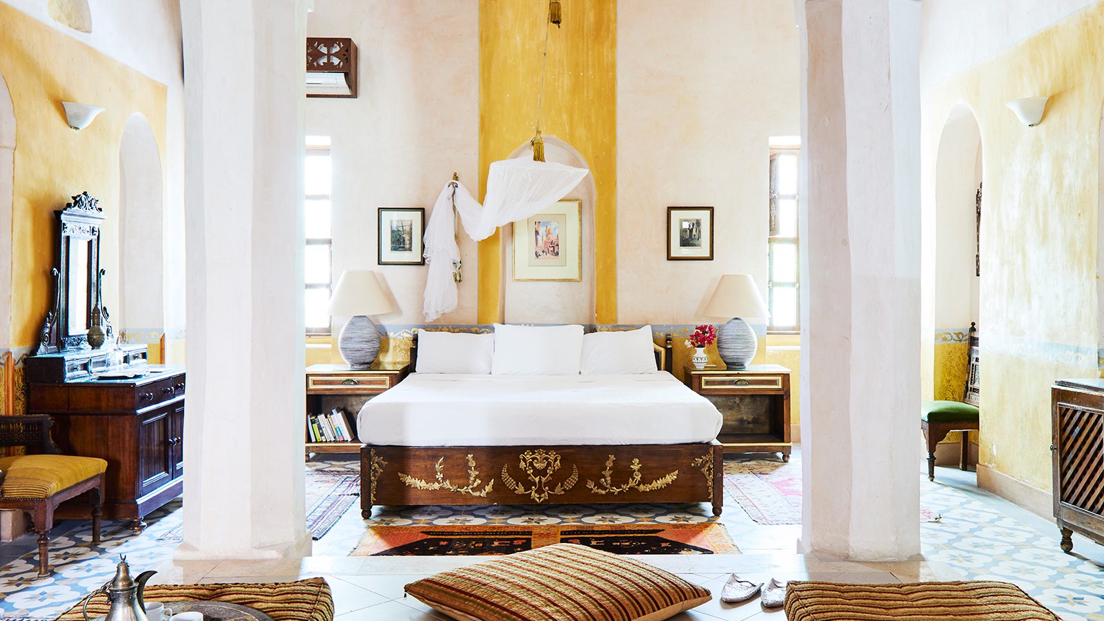 Suite Deluxe, Hôtel Al Moudira, Louxor, Égypte © Al Moudira