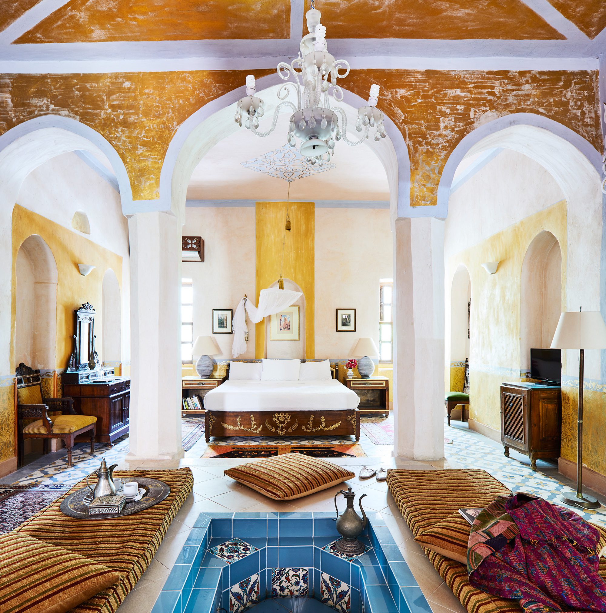 Suite Deluxe, Hôtel Al Moudira, Louxor, Égypte © Al Moudira