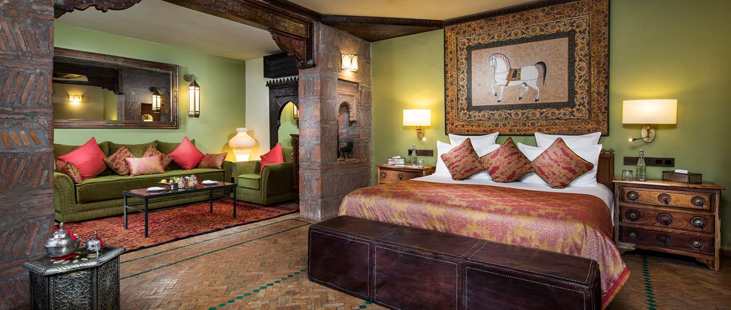 Suite supérieure, Kasbah Tamadot, Maroc © Virgin Edition limited