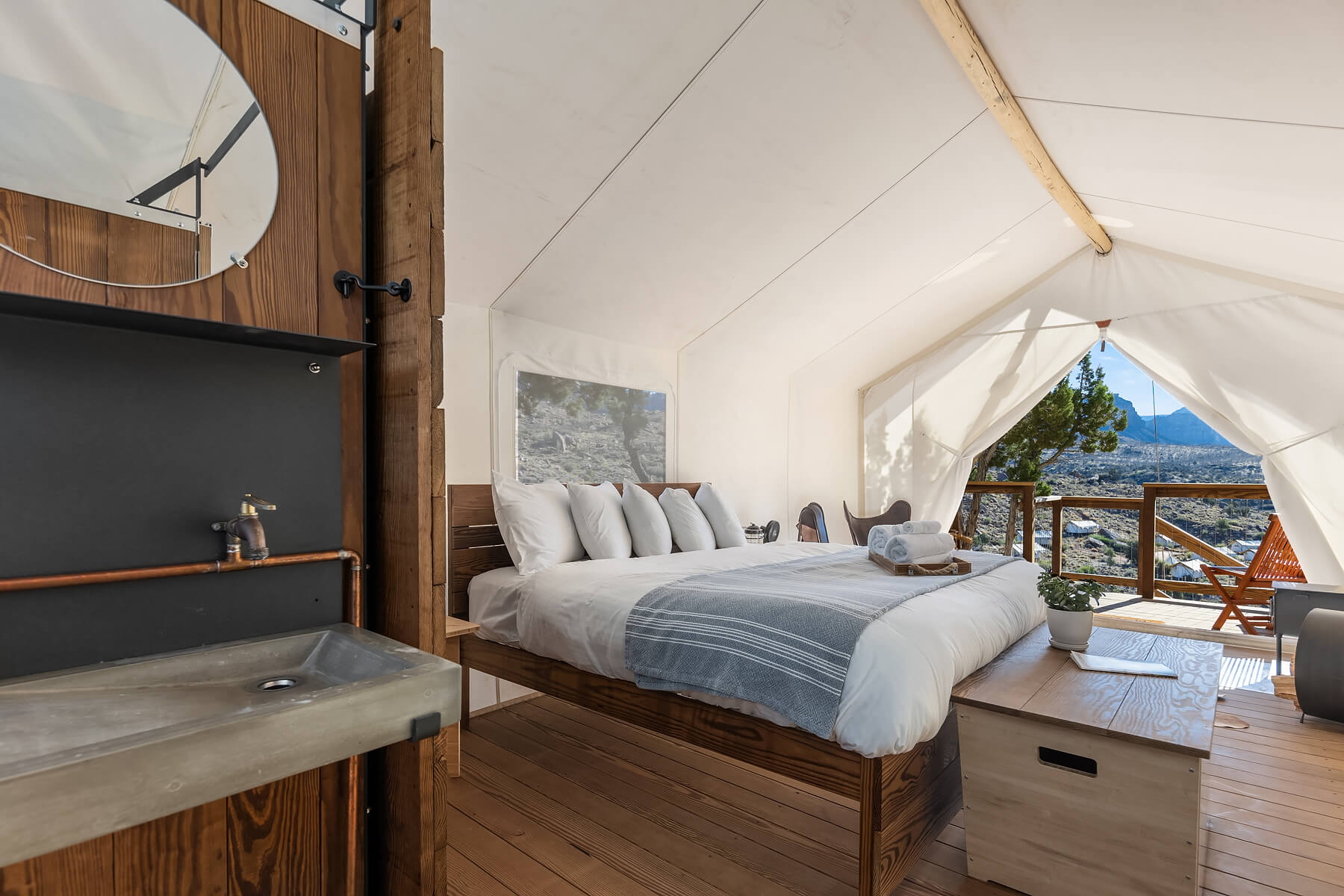 Tente Deluxe, Under Canvas Zion © Under Canvas