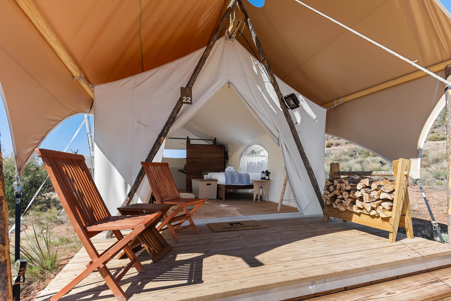 Tente Stargazer, Under Canvas Zion, Utah, USA © Under Canvas