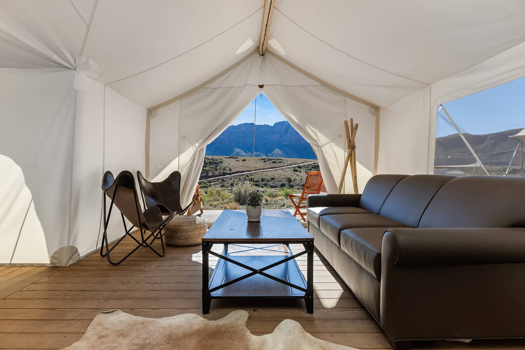 Suite, Under Canvas Zion, Utah, USA © Under Canvas